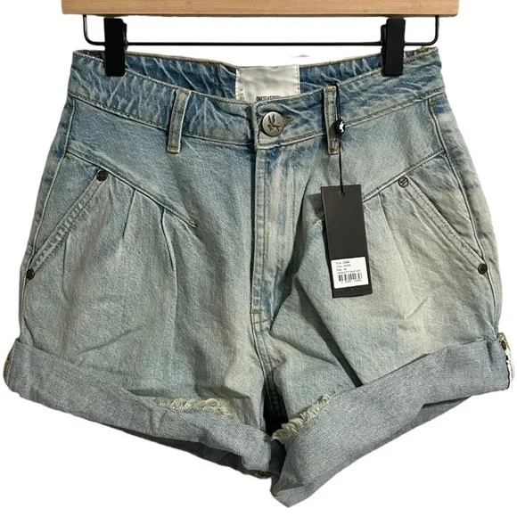 Oneteaspoon KANSAS HIGH-WAIST STREETWALKERS SHORTS - Picture 2 of 15